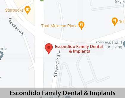 Map image for Find a Dentist in Escondido, CA
